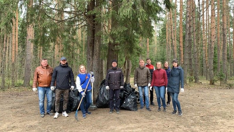 Общественники Ленобласти провели субботник во Всеволожском районе