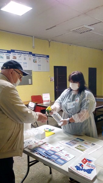 В.Журавлев: участковые комиссии работают слаженно и четко, с соблюдением требований законодательства и противоэпидемиологических требований