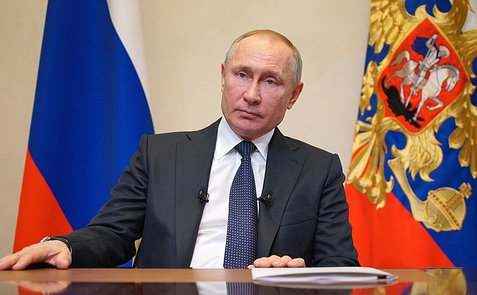 Обращение к гражданам России Президента РФ В.В.Путина (25.03.2020)