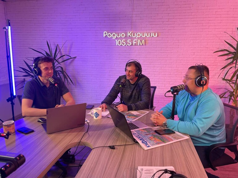 Председатель общественной палаты Киришского муниципального района стал гостем радио «КИРИШИ»