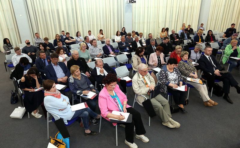 Форум муниципальных общественных палат Ленинградской области (апрель 2019 г., фото П.Ф.Афанасенко)