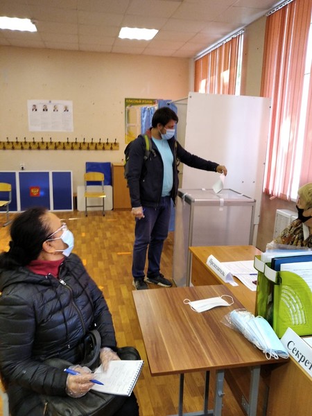 Представители СПЧ и Общественной палаты Ленобласти проинспектировали проведение голосования в регионе