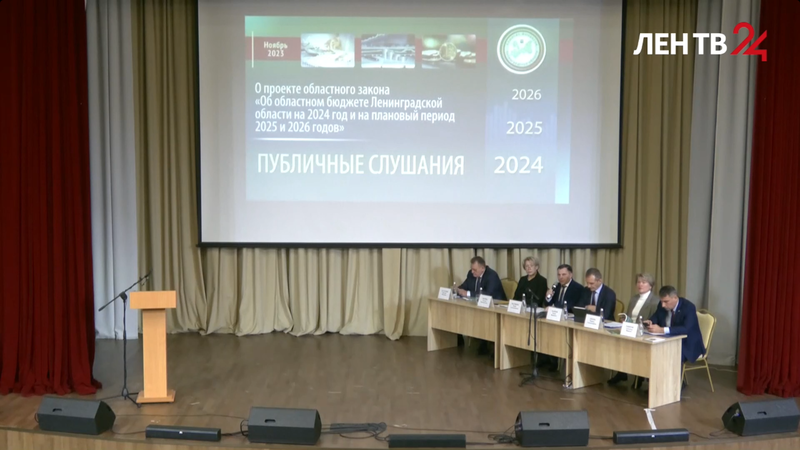 Александр Габитов принял участие в общественных слушаниях проекта бюджета Ленобласти на 2024 год